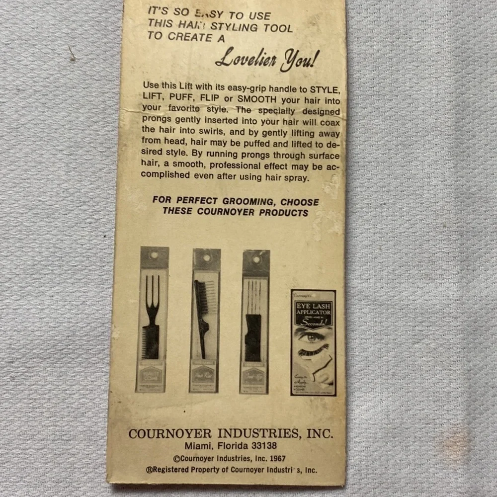 Vintage Styl-Lift Professional Lift Comb 1967 (BC)
